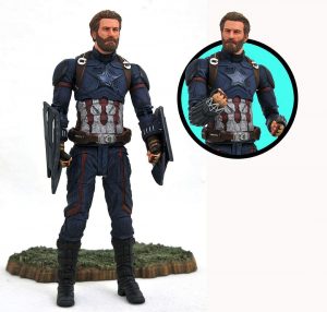 Figura Diamond de Capitán América lucha en Infinity War - Las mejores figuras Diamond de Capitán América - Figuras coleccionables de Capitán América