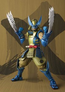 Figura de Lobezno de los X-Men de Bandai Samurai - Figuras coleccionables de Lobezno