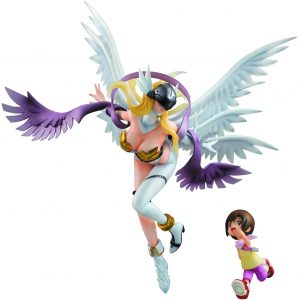 Figura de Angewomon y Hikari de Digimon de Megahouse - Figuras coleccionables de Digimon