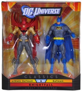 Figura de Azrael vs Batman de DC Universe Knighfall - Figuras coleccionables de Azrael de Batman