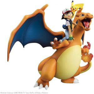 Figura de Charizard con Pikachu y Ash de Megahouse - Figuras coleccionables de Charizard de Pokemon