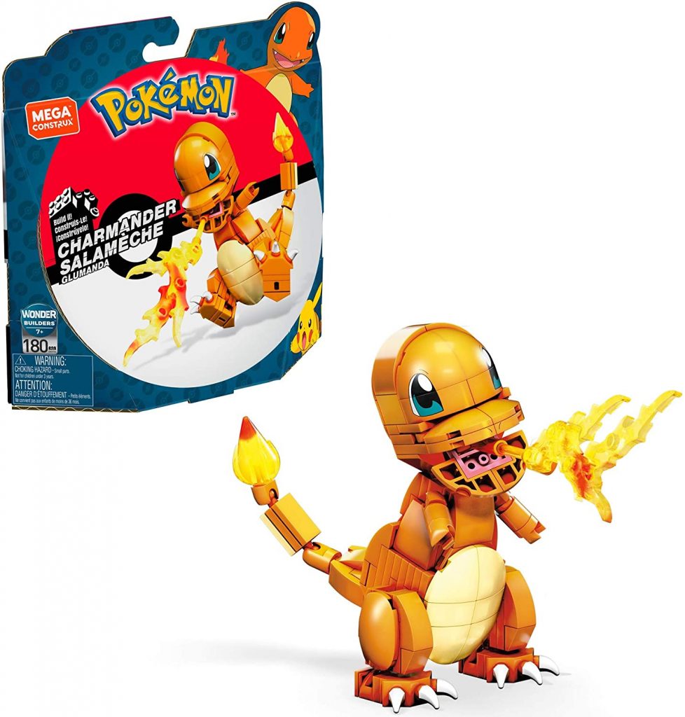 Pokémon TCG: Charizard ex, Super-Premium Collection includes:, • 1 foil promo card featuring Charizard ex, • 2 foil cards featuring Charmander and Charmeleon, • 1 card-display figure featuring