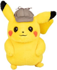 Figura de Detective Pikachu de Peluche - Figuras coleccionables de Pikachu de Pokemon