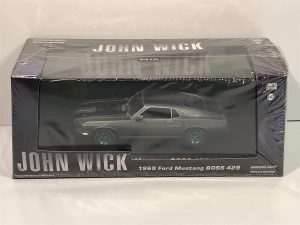 Figura de John Wick de 1969 Ford Mustang BOSS 429 de Greenlight - Figuras coleccionables de John Wick