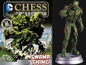 Figura de Swamp Thing de DC Comics Chess Collection - Figuras coleccionables de Swamp Thing - La cosa del Pantano