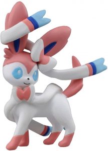 Figura de Sylveon de Takara Tomy - Figuras coleccionables de Eevee de Pokemon
