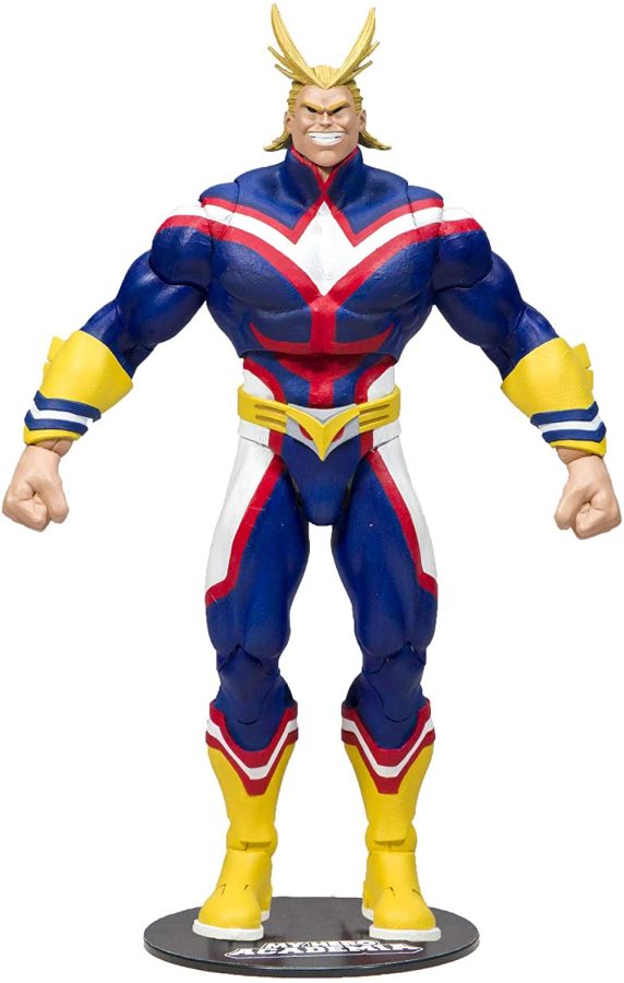 Figura De All Might De MHA En Pose De Pie - Estatua De PVC De 20/28 Cm - Coleccionable De Anime Para Regalo - Decoración De Escritorio Y Vitrina
