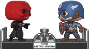 Figura de Cráneo Rojo vs Capitán América el Primera Vengador de FUNKO POP - Figuras coleccionables de Red Skull - Cráneo Rojo