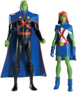 Figura de Martian Manhunter y Miss Martian de DC Mattel - Figuras coleccionables del Detective Marciano