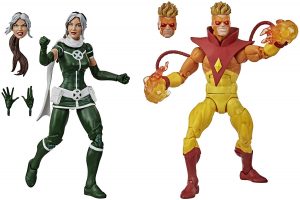 Figura de Pícara - Rogue y Pyro de los X-Men de Marvel Hasbro - Figuras coleccionables de Pícara - Figuras coleccionables de Rogue