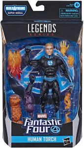 Figura de la Antorcha Humana -Human Torch de Marvel Legends Series - Figuras coleccionables de los 4 fantásticos - Figuras coleccionables de Fantastic 4