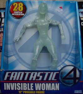 Figura de la Mujer Invisible - The Invisible Woman de Toy Biz - Figuras coleccionables de los 4 fantásticos - Figuras coleccionables de Fantastic 4