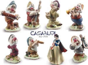 Figura y muñeco de Blancanieves y los 7 enanitos de porcelana de Lladró - Figuras coleccionables, juguetes y muñecos de Blancanieves y los 7 enanitos - Muñecos de Disney
