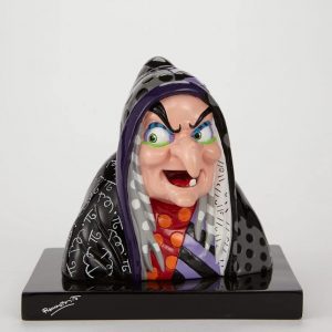 Figura y mu帽eco de Busto de la Bruja de Blancanieves de Disney Britto - Figuras coleccionables, juguetes y mu帽ecos de Blancanieves y los 7 enanitos - Mu帽ecos de Disney