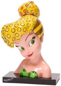 Figura y muñeco de Campanilla Busto de Enesco de Disney Britto - Figuras coleccionables, juguetes y muñecos de Peter Pan - Muñecos de Disney