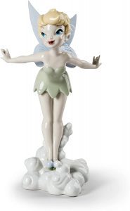 Figura y muñeco de Campanilla de Porcelana de Lladró - Figuras coleccionables, juguetes y muñecos de Peter Pan - Muñecos de Disney