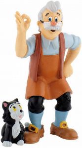 Figura y muñeco de Gepetto de Bullyland - Figuras coleccionables, juguetes y muñecos de Pinocho - Muñecos de Disney - Muñeco de Pinocchio