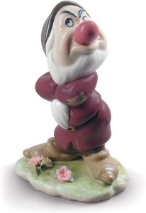 Figura y mu帽eco de Gru帽贸n de porcelana de Lladr贸 - Figuras coleccionables, juguetes y mu帽ecos de Blancanieves y los 7 enanitos - Mu帽ecos de Disney