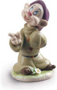 Figura y muñeco de Mudito de porcelana de Lladró - Figuras coleccionables, juguetes y muñecos de Blancanieves y los 7 enanitos - Muñecos de Disney