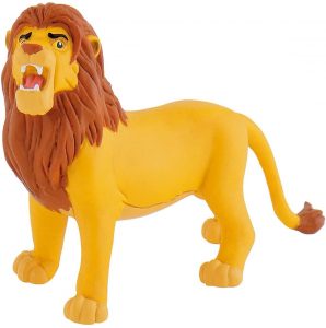 Figura y mu帽eco de Mufasa de Bullyland - Figuras coleccionables, juguetes y mu帽ecos del Rey Le贸n - The Lion King - Mu帽ecos de Disney