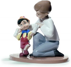 Figura y muñeco de Pinocho de Porcelana - Figuras coleccionables, juguetes y muñecos de Pinocho - Muñecos de Disney - Muñeco de Pinocchio