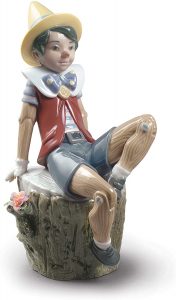 Figura y muñeco de Pinocho de porcelana de Lladró - Figuras coleccionables, juguetes y muñecos de Pinocho - Muñecos de Disney - Muñeco de Pinocchio