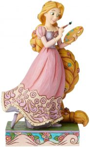 Figura y muñeco de Rapunzel pintando de Enesco de Disney Traditions - Figuras coleccionables, juguetes y muñecos de Enredados - Rapunzel - Muñecos de Disney