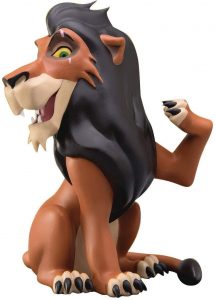 Figura y mu帽eco de Scar de Beast Kingdom - Figuras coleccionables, juguetes y mu帽ecos del Rey Le贸n - The Lion King - Mu帽ecos de Disney