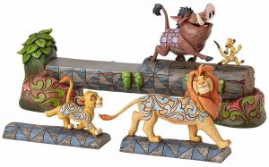 Figura y muñeco de Simba, Timón y Pumba de Enesco de Disney Traditions - Figuras coleccionables, juguetes y muñecos del Rey León - The Lion King - Muñecos de Disney