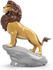 Figura y muñeco de Simba de Porcelana de Lladró - Figuras coleccionables, juguetes y muñecos del Rey León - The Lion King - Muñecos de Disney