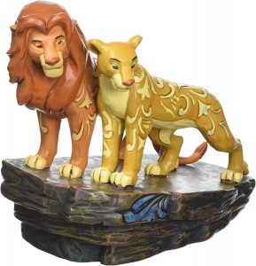Figura y muñeco de Simba y Nala de Enesco de Disney Traditions - Figuras coleccionables, juguetes y muñecos del Rey León - The Lion King - Muñecos de Disney