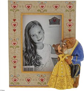 Figura y muñeco de la Bella y la Bestia de marco para fotos de Disney Traditions - Figuras coleccionables, juguetes y muñecos de la Bella y la Bestia - Muñecos de Disney