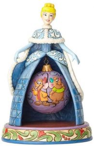Figura y muñeco de la Cenicienta con vestido de navidad de Disney Traditions - Figuras coleccionables, juguetes y muñecos de la Cenicienta - Muñecos de Disney