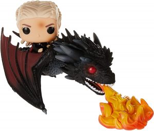 Figura FUNKO POP de Daenerys Targaryen sobre Drogon dragón de Juego de Tronos - Muñecos de Juego de Tronos de Daenerys Targaryen