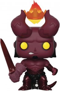 Figura FUNKO POP de Hellboy con corona - MuÃ±ecos de Hellboy de la saga