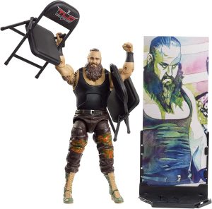 Figura de Braun Strowman de Mattel 5 - Muñecos de Braun Strowman - Figuras coleccionables de luchadores de WWE