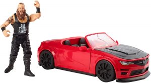 Figura de Braun Strowman de Mattel con coche - Muñecos de Braun Strowman - Figuras coleccionables de luchadores de WWE