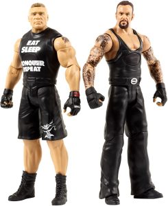 Figura de Brock Lesnar de Mattel y el Enterrador - Muñecos de Brock Lesnar - Figuras coleccionables de luchadores de WWE