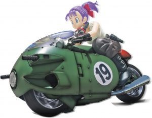 Figura de Bulma con moto de Dragon Ball de Bandai - Muñecos de Dragon Ball de Bulma - Figuras coleccionables de Bulma de Dragon Ball Z