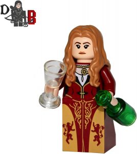 Figura de Cersei Lannister de Juego de Tronos de Demonhunters Bricks - Muñecos de Juego de tronos de Cersei Lannister - Figuras coleccionables de Cersei Lannister de Game of Thrones