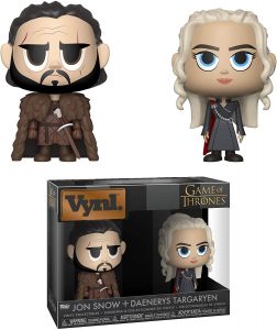Figura de Daenerys Targaryen y Jon Nieve de Juego de Tronos de Vynl - Muñecos de Juego de tronos de Daenerys Targaryen - Figuras coleccionables de Daenerys Targaryen de Game of Thrones