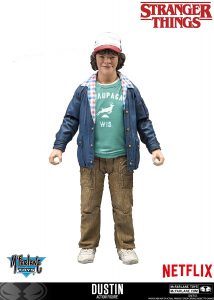 Figura de Dustin de Stranger Things de McFarlane Toys - Mu帽ecos de Stranger Things de Dustin - Figuras coleccionables de Dustin de Stranger Things
