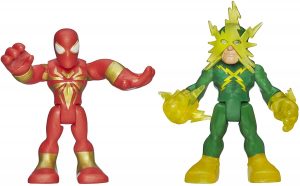 Figura de Electro y Spiderman de PLAYSKOOL - Figuras coleccionables de Electro - Muñecos de Electro