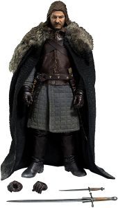 Figura de Ned Stark de Juego de Tronos de Three Zero - Muñecos de Juego de tronos de Eddard Stark - Figuras coleccionables de Ned Stark de Game of Thrones