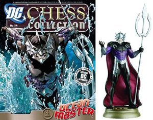 Figura de Ocean Master de Aquaman de DC Chess Eaglemoss - Figuras coleccionables de Ocean Master - Mu帽ecos de Ocean Master de Aquaman