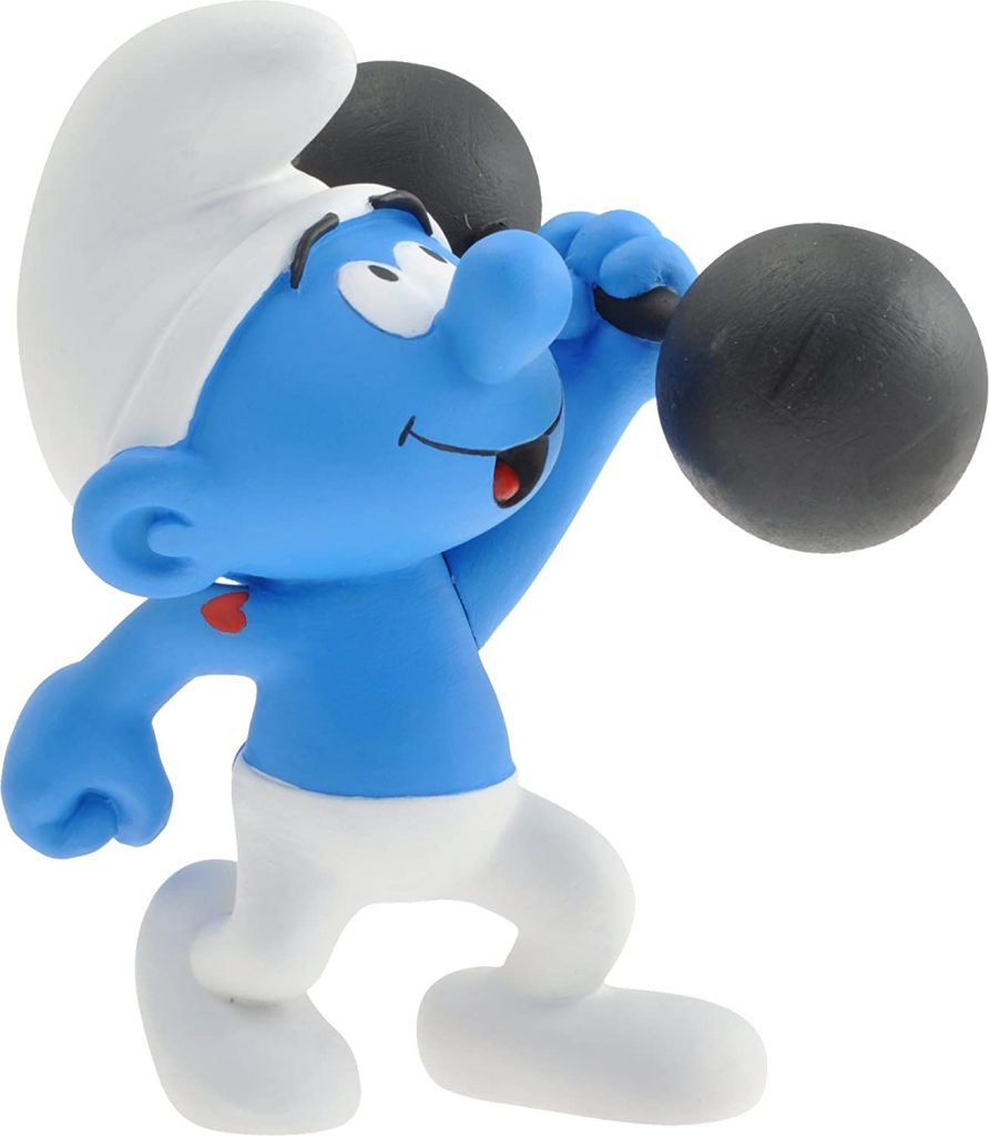 Les Schtroumpfs statuette Smurfs Column Polychrome Edition 50 cm Plastoy