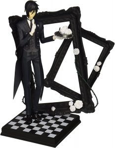 Figura de Sebastian de The Black Butler de Kotobukiya - Mu帽ecos de Black Butler - Figuras coleccionables del anime de Black Butler