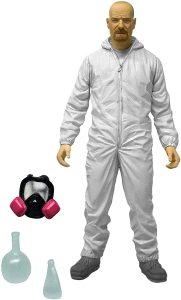 Figura de Walter White traje blanco de Breaking Bad de Mezco toys - Muñecos de Breaking Bad - Figuras coleccionables de Breaking Bad