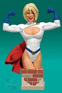 Figura de busto Diamond de Power Girl de DC - Figuras coleccionables de Power Girl - Muñecos de Power Girl