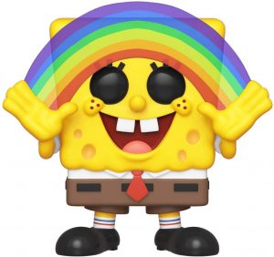 Figura FUNKO POP de Bob Esponja con arcoiris - Mu帽ecos de Bob Esponja